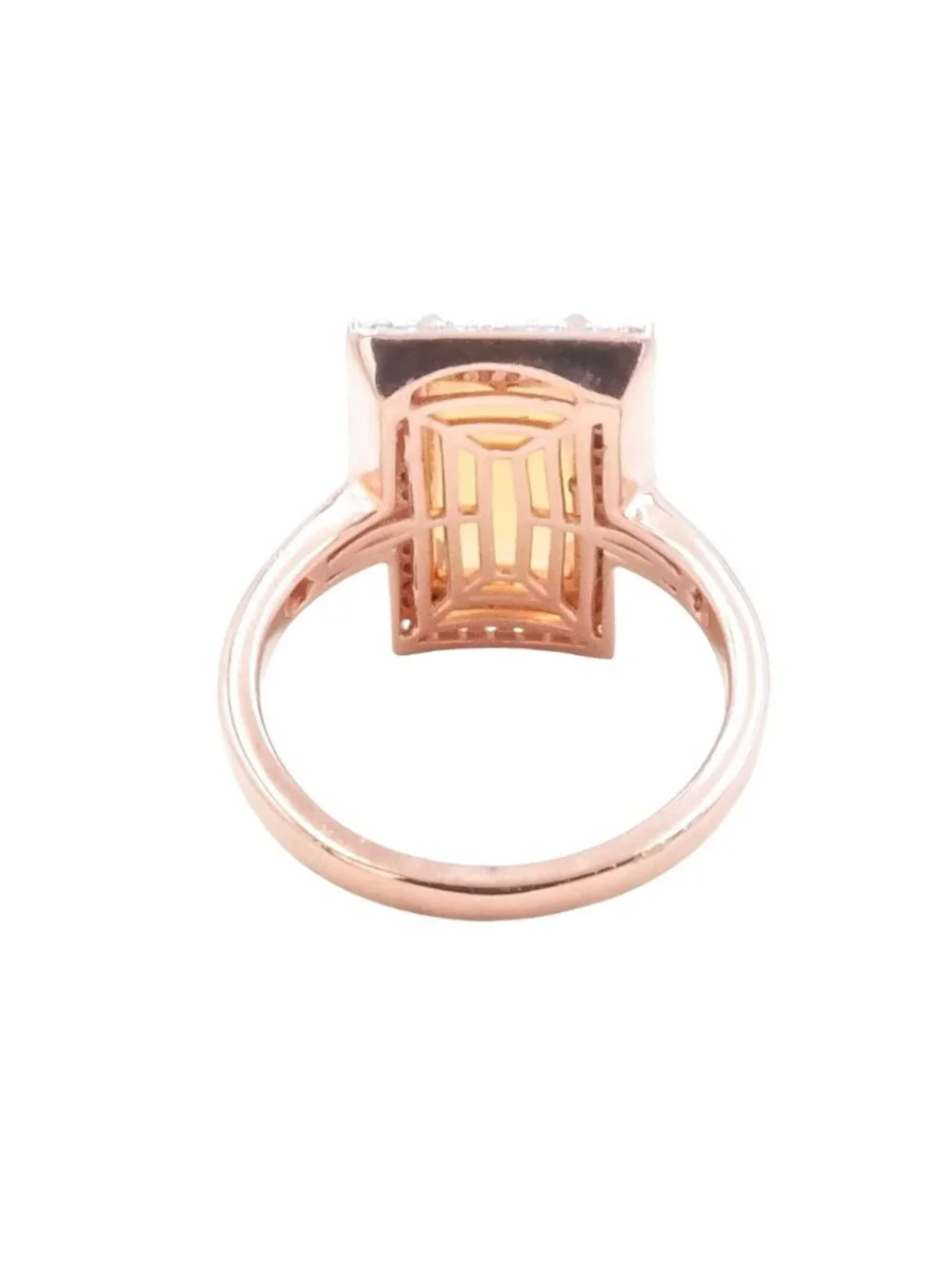 Ethiopian Welo Opal Diamond Halo Ring Rose Gold Vermeil 2.30ctw Size 9